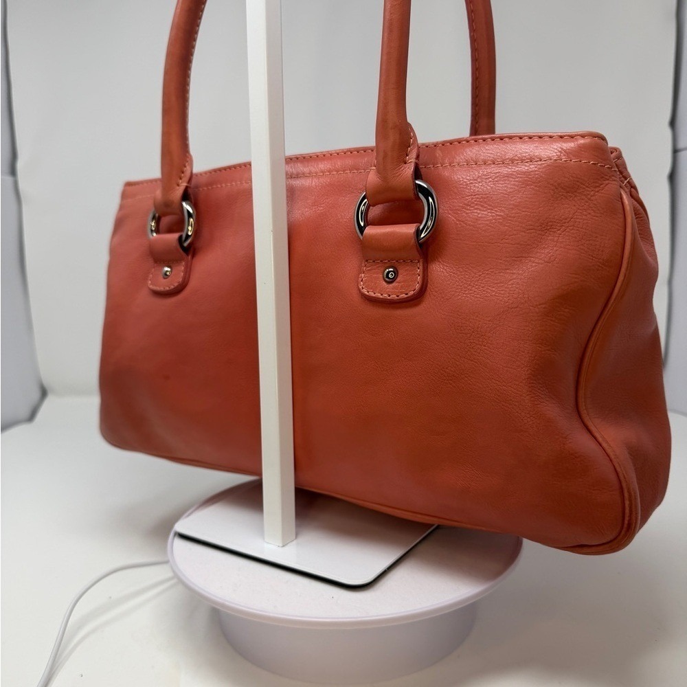 Marc Jacobs Peach Satchel Bag with suede interior - Picture 8 of 16